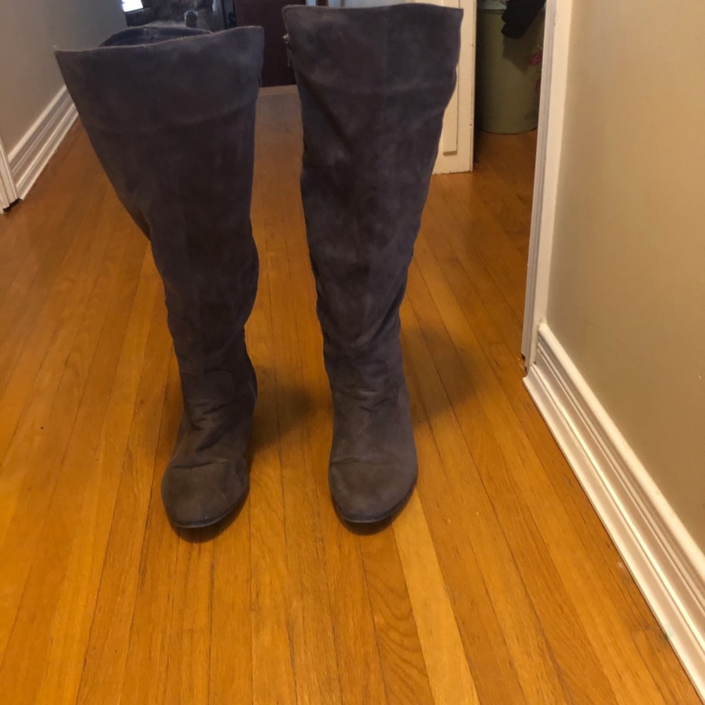 Extra wide over the knee boots